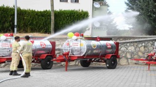 Kastamonuda yangına hassas köylere 16 su söndürme tankeri dağıtıldı