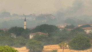 Kastamonudaki orman yangını köye ulaştı