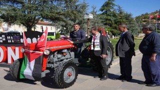 Kastamonulu çiftçi, Gazzeye destek için traktörünü satışa çıkardı
