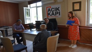 Kaymakam Güldoğan Açık Kapıda vatandaşlarla buluştu