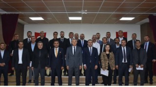 Kaymakam Mustafa Akın, okul müdürleriyle bir araya geldi