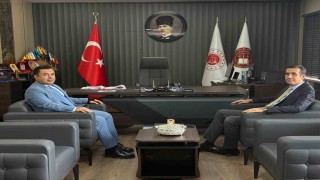 Kaymakam Topsakaloğlu ile Başsavcı Çatlı bir araya geldi