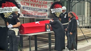 Kazada hayatını kaybeden polis memuru gözyaşları arasında toprağa verildi