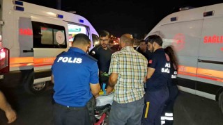 Kazada yaralanan genç kız acılar içinde kıvranırken, otomobil sürücüsü olay yerinden kaçtı