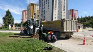 Kazı sırasında patlayan doğalgaz borusu büyük paniğe yol açtı