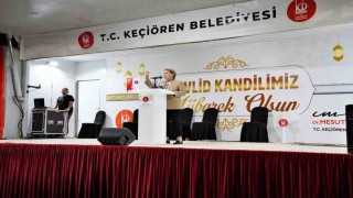 Keçiörende Mevlit Kandili Kuran-ı Kerîm tilaveti ve dini sohbetle idrak edildi