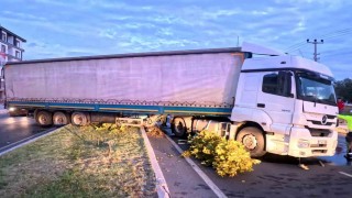 Kediyi kurtardı ama kazadan kaçamadı