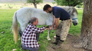 Kemaliyenin son nalbant ustası yarım asırdır mesleğini sürdürüyor