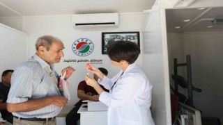 Kepezin Mobil Sağlık Merkezinden Dokumaparkta kanser taraması