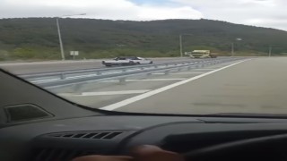 Kilometrelerce yolu ters şeritten gitti