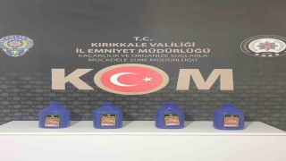 Kırıkkalede kargo paketinde 20 litre etil alkol ele geçirildi