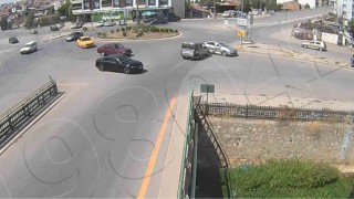 Kırıkkalede trafik kazaları KGYS kameralarına yansıdı