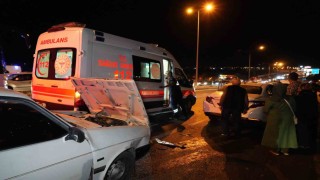 Kırıkkalede zincirleme kaza: 3 yaralı