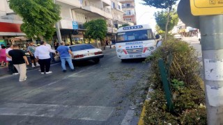 Kırmızı ışık ihlali kazayı beraberinde getirdi