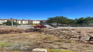 Kırşehirde kaçak moloz döken sürücü suçüstü yakalandı