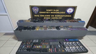 Kocaelide 405 adet ruhsatsız kesici alet ele geçirildi