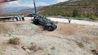 Konya-Antalya yolunda feci kaza: 1 ölü, 1 yaralı