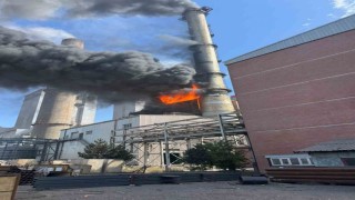 Konya Şekere bağlı Kangal Termik Santralinde yangın