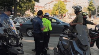 Konyada motosiklet uygulaması