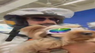 Köpeği ile markete alınmayan vatandaş isyan etti