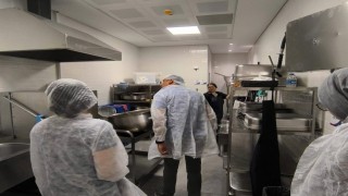 Köşkteki işletmelerin yemekhaneleri denetlendi