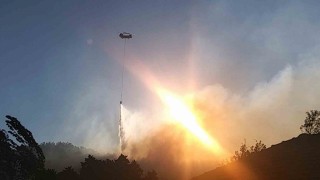 Köyceğizde güneşin ilk ışıkları ile hava müdahalesi tekrar başladı