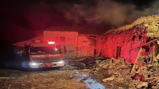 Köyde korkutan yangın kontrol altında