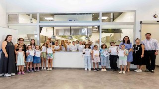 Küçük yaşta mutfakta tasarrufu öğrendiler