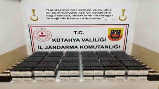 Kütahyada 79 bin 940 adet bandrolsüz makaron ele geçirildi