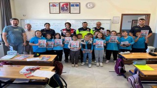 Kütahyada jandarmadan okul ziyareti ve okul çevresi denetimleri