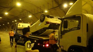 Kuzey Marmarada otomobil takla attı: 1 yaralı