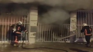 Malatyada tekstil atölyesinde korkutan yangın