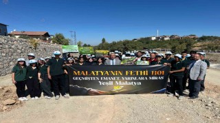 Malatyanın Fethinin 924. yılında bin 101 fidan toprakla buluştu
