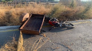 Manisada kamyonetle sepetli motosiklet çarpıştı: 1 ölü