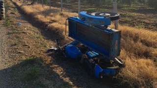 Manisada sepetli motosiklet can aldı