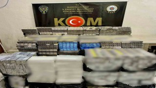 Mardinde 15 bin paket kaçak sigara ele geçirildi