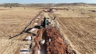 Mardinde bir mahalle daha atık su altyapısına kavuştu