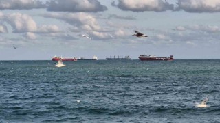 Marmara Denizinde poyraz ulaşımı olumsuz etkiledi