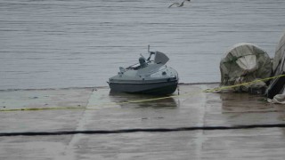 Menşei belirsiz bir insansız deniz aracı Trabzonun Çarşıbaşı açıklarında bulundu