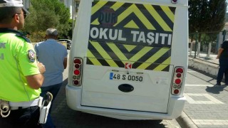 Menteşede okul servisleri denetleniyor