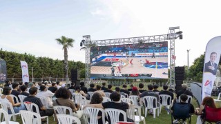 Mersinde dev ekranda EuroBasket heyecanı