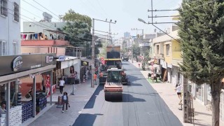 Mersinde eskiyen caddeler yenileniyor