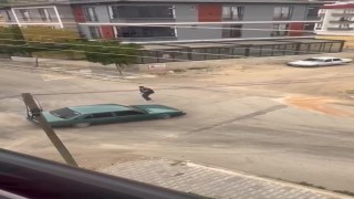 Merzifonda sokakta otomobiliyle drift atan sürücüye 46 bin TL ceza