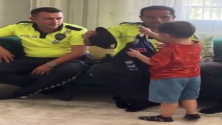 Milas Emniyetinden DMD hastası Göktuğa unutulmaz sürpriz