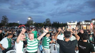 Milli heyecan ve Bursaspor maçı dev ekrana yansıdı
