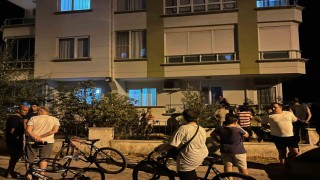 Molotoflu saldırının ilk görüntüleri ortaya çıktı, komşular yangına müdahale etti