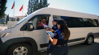 Muğla Büyükşehir zabıtasından servis araçlarına ‘Öğrenci Güvenliği denetimi