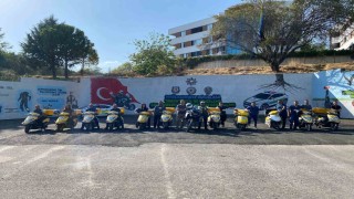Muğlada motosikletli kuryelere güvenli sürüş eğitimi verildi