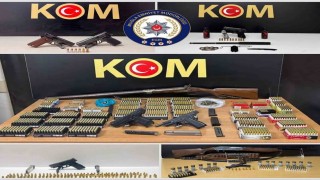 Muğlada silah operasyonu: 2 bin 264 mermi ele geçirildi