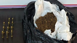 Muratlıda uyuşturucu ve mermi ele geçirildi